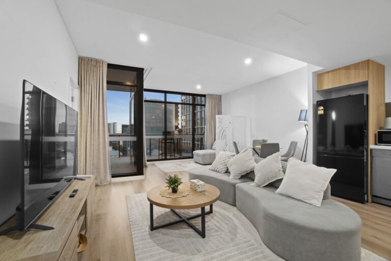 Airbnb photography Adelaide — styled short-stay property interior by Async Studio